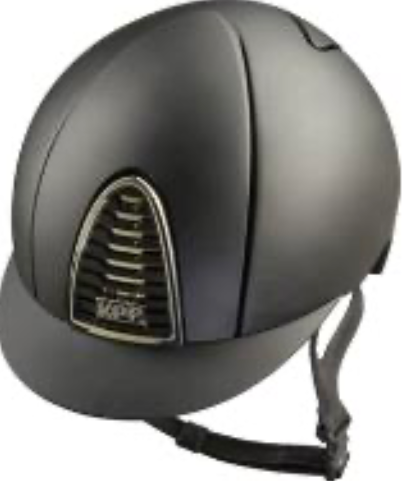 KEP Cromo 2.0 Matt Black with Silver Mirror and Crystals with Black Harness Standard Peak