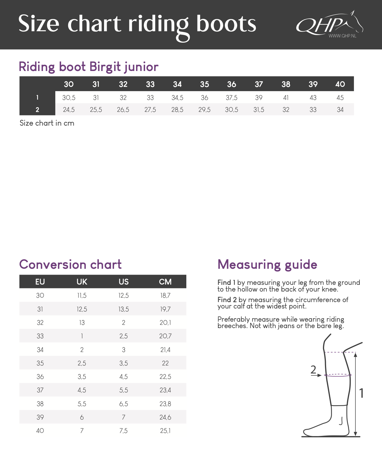 Birgit Junior Riding Boot