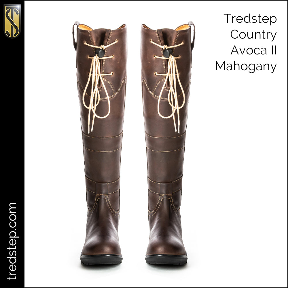 Tredstep Avoca II Front Lace Tall Country Boots