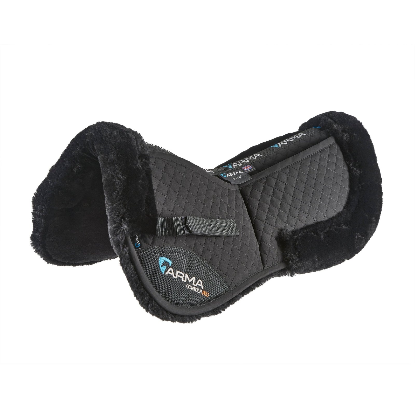 ARMA Corrective Lined Half Pad - Black - Nags Essentials