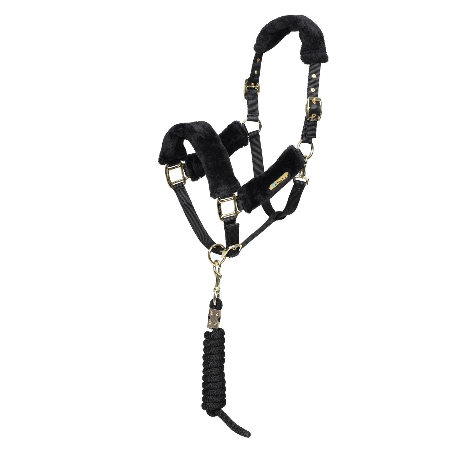 ARMA Faux Fur Headcollar & Lead Rope - Nags Essentials