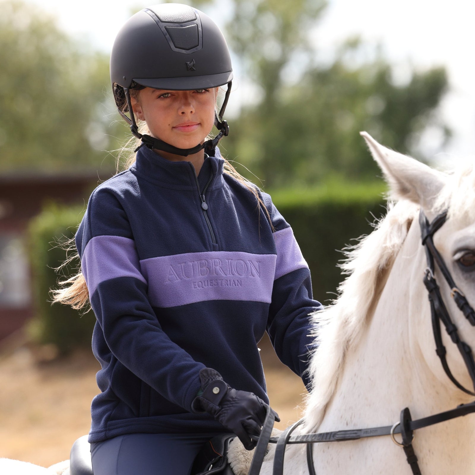Aubrion Equestrian Quarter Zip Fleece - Young Rider - Nags Essentials