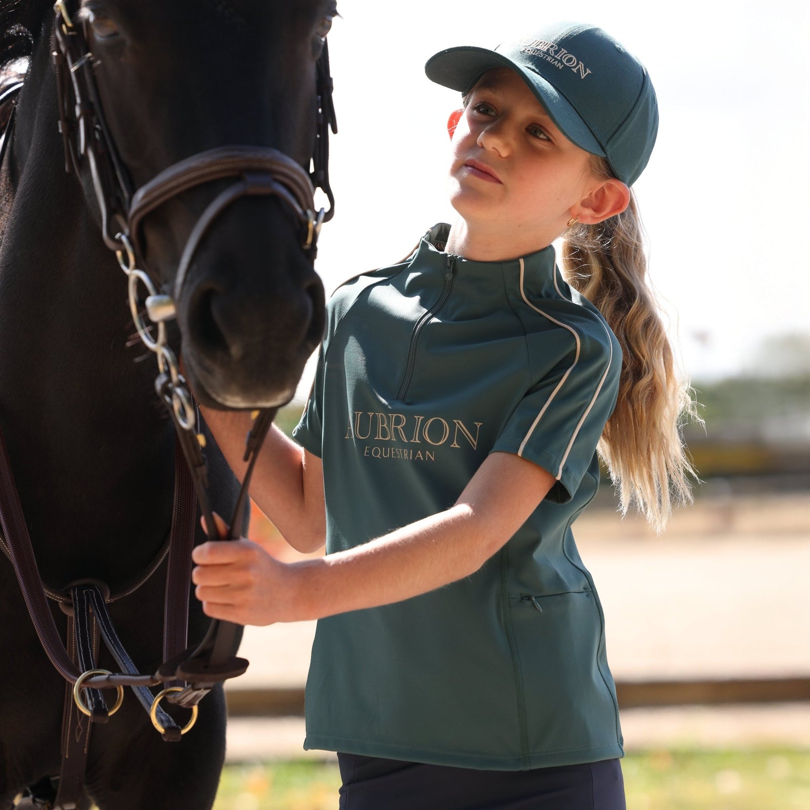 Aubrion Equestrian Short Sleeve Base Layer - Young Rider - Nags Essentials