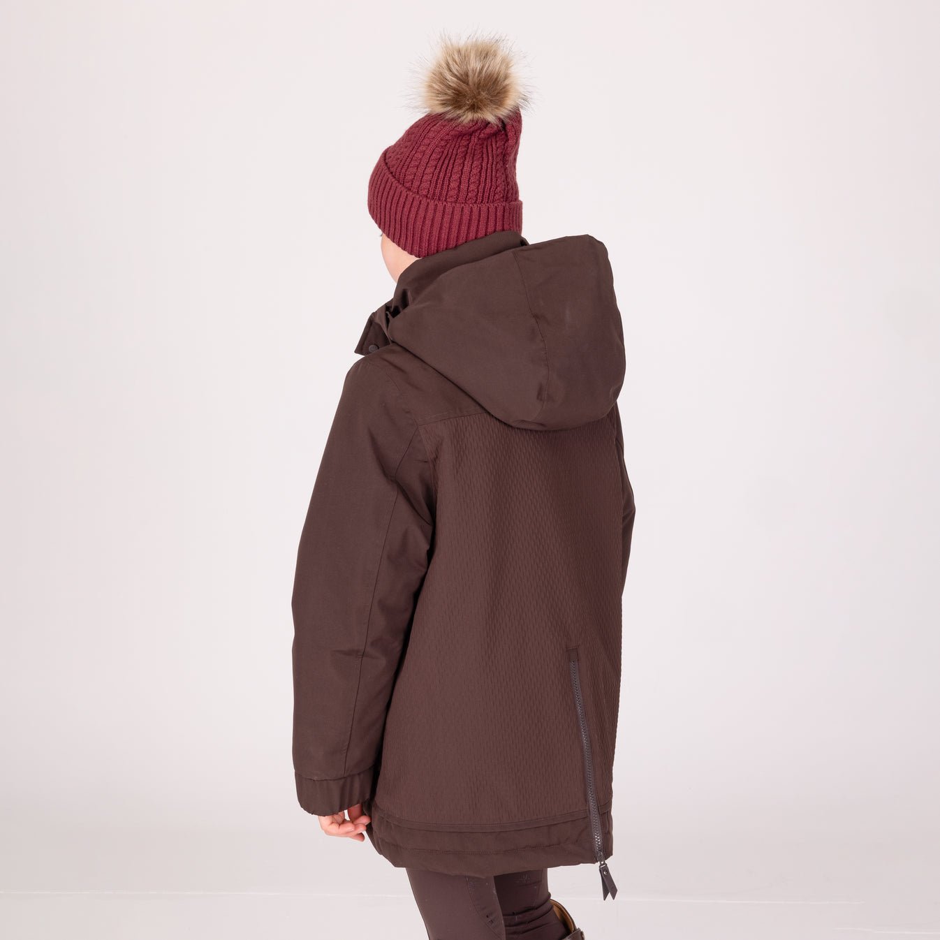 Aubrion Equestrian Winter Coat - Young Rider Espresso - Nags Essentials