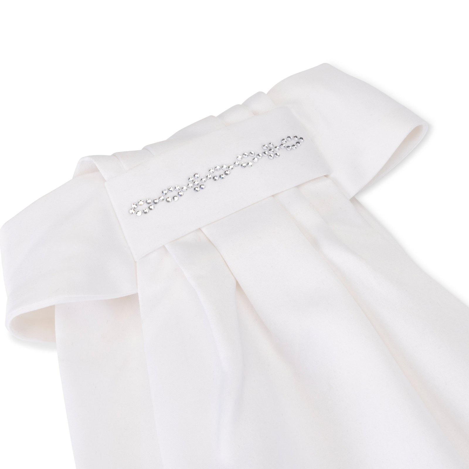 Aubrion Witley Ready Tied Stock - White - Nags Essentials