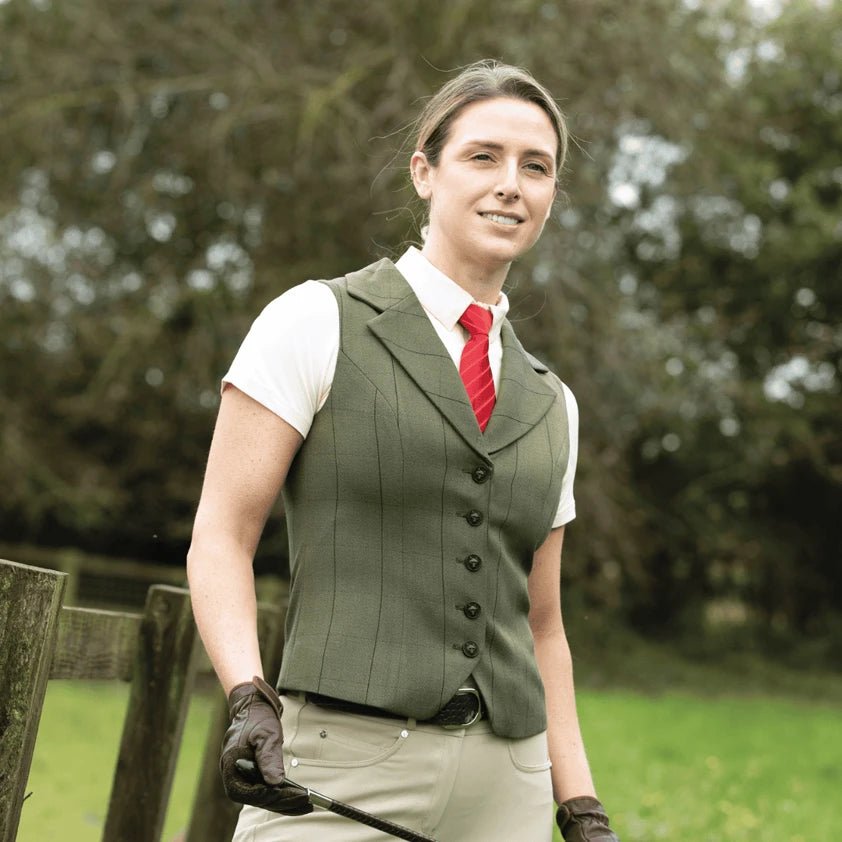 Bellingham Deluxe Show Waistcoat - Green - Nags Essentials