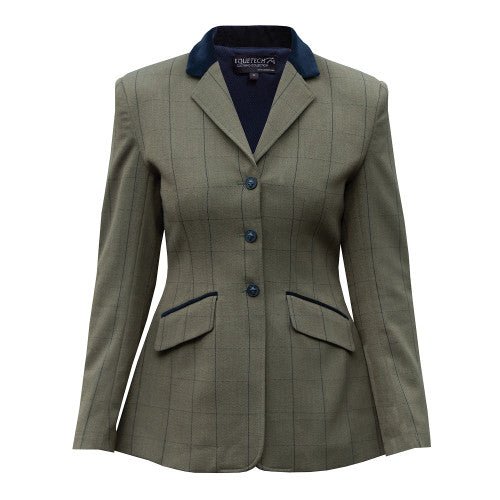 Bellingham Deluxe Stretch Tweed Riding Jacket - Bellingham Green - Nags Essentials