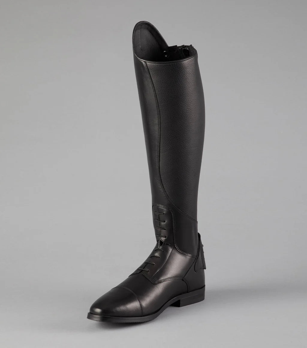 Premier Equine Botero Mens Tall Leather Field Boot - Black