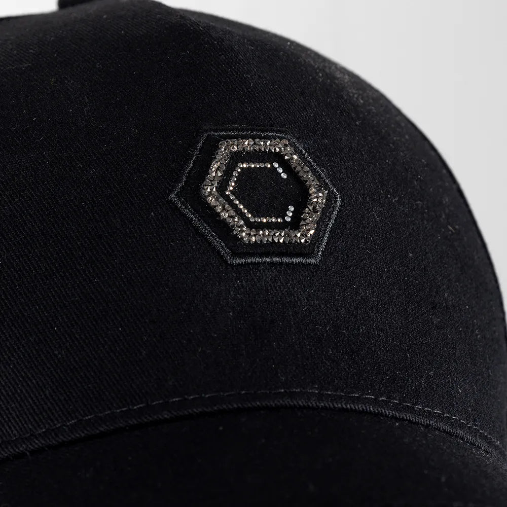 Coldstream Heaton Diamante Baseball Cap - Black - Nags Essentials