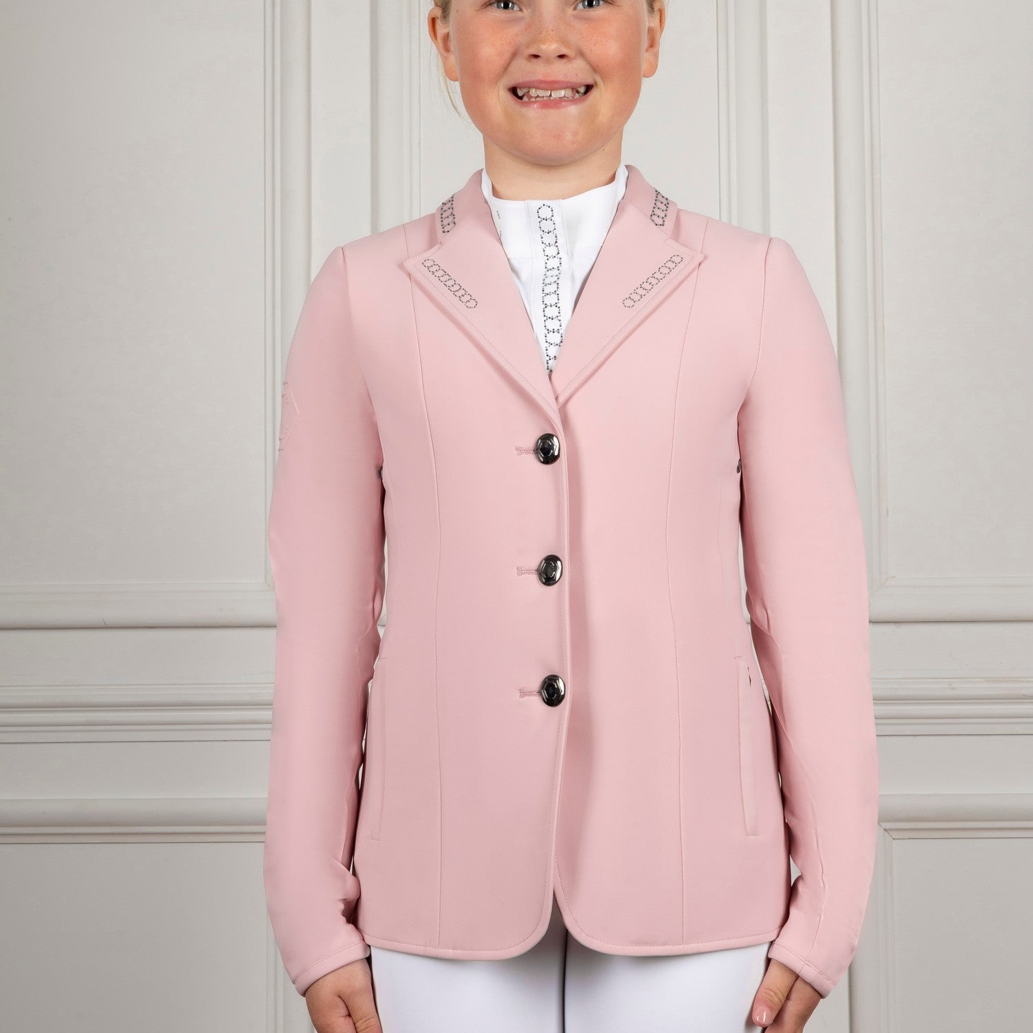 Coldstream Next Gen Clarilaw Diamante Show Jacket Blush Pink - Nags Essentials
