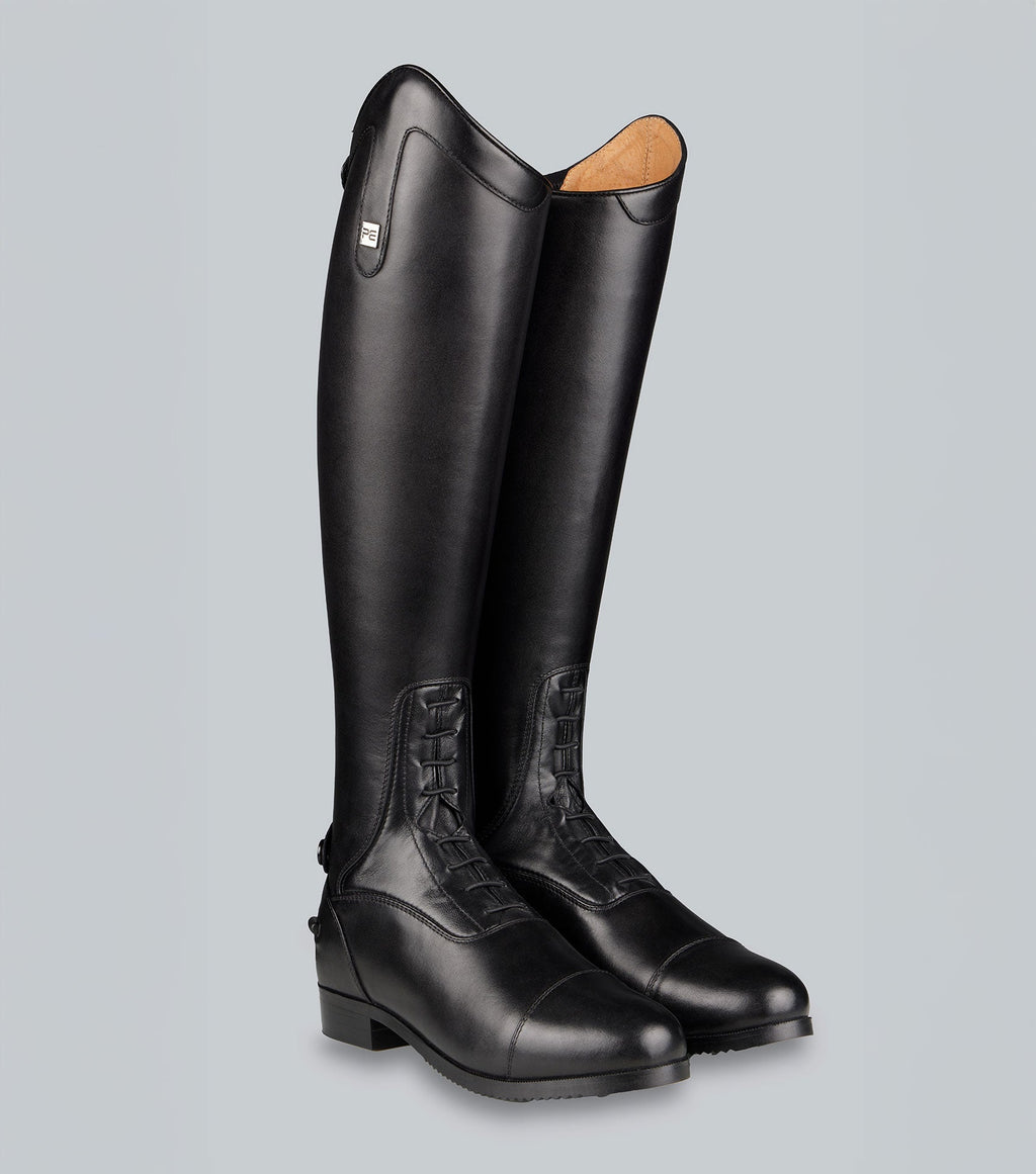 Premier Equine Courbette Leather Field Riding Boots - Black