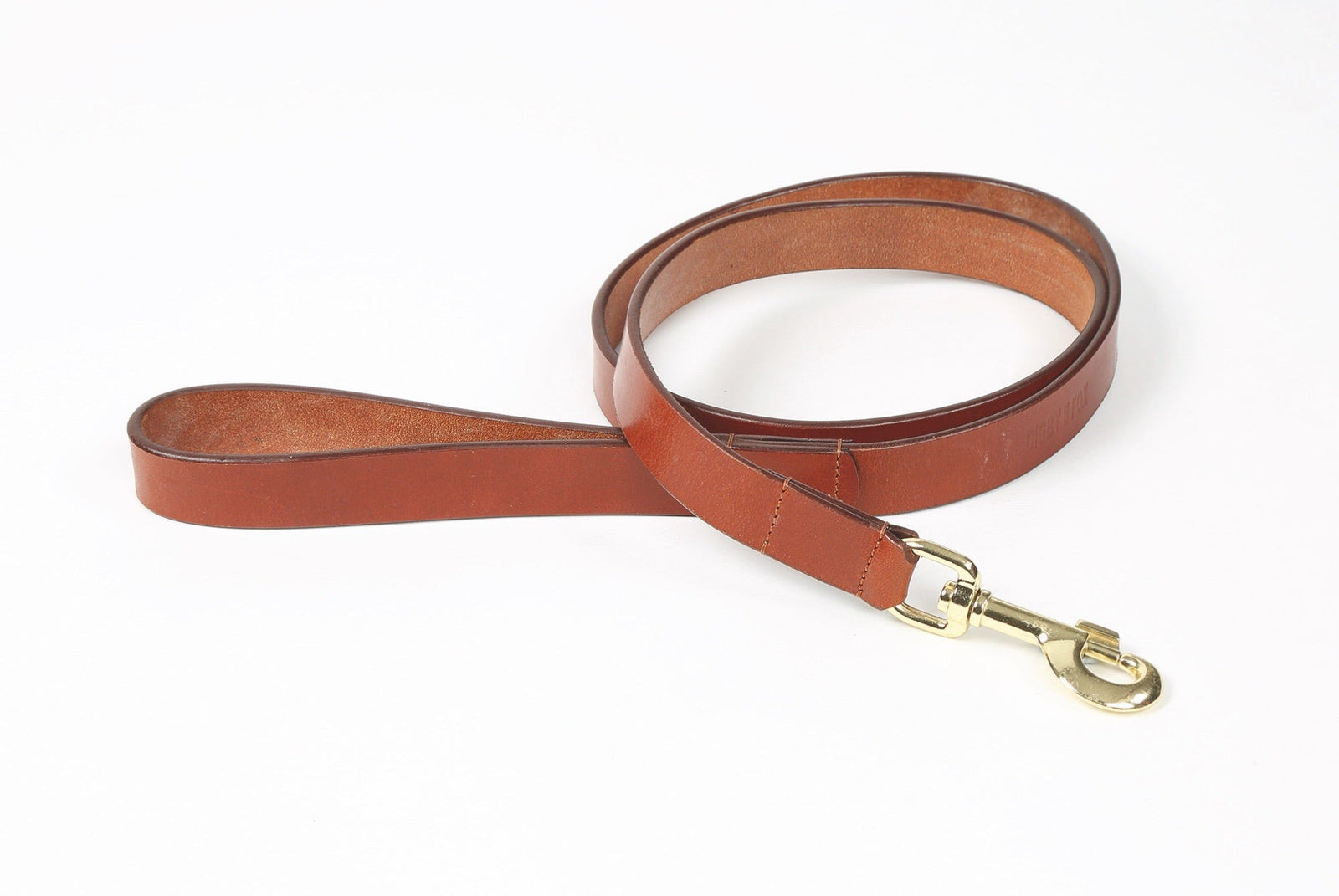 Digby & Fox Flat Leather Dog Lead - Nags Essentials