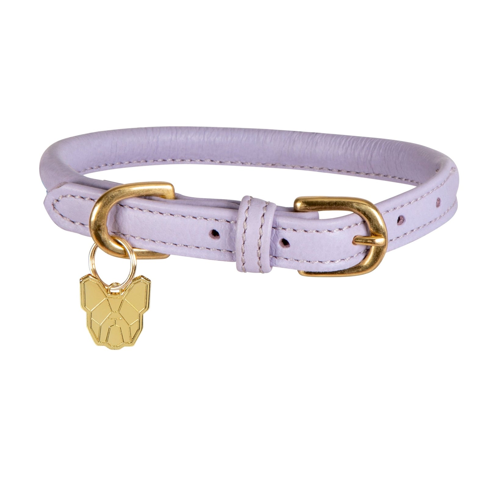 Digby & Fox Rolled Leather Dog Collar - Nags Essentials