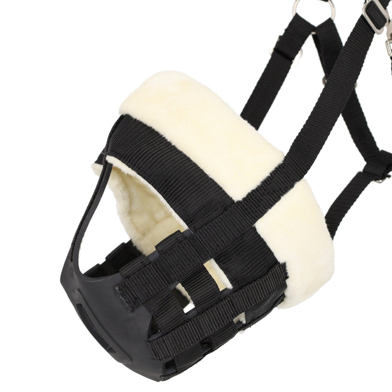 Grazing Muzzle Fur Lined - Nags Essentials