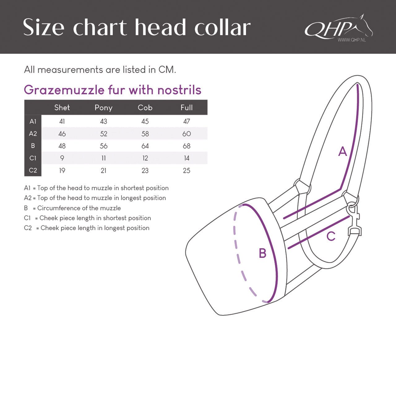Grazing Muzzle Fur Lined - Nags Essentials