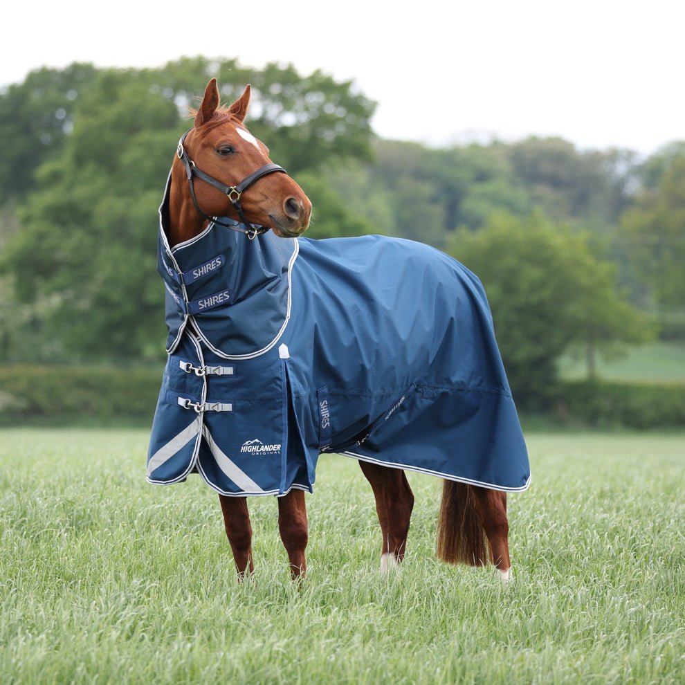 Highlander Original 50 Turnout Rug & Neck Set - Ocean - Nags Essentials