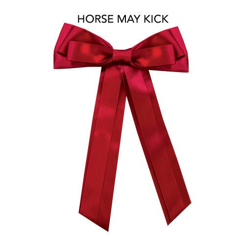 Horse Competition Warning Tail Ribbon - Nags Essentials