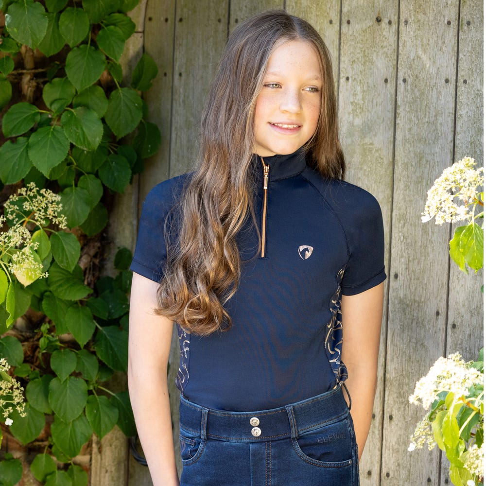 Hy Equestrian Elevate Heritage Mizs Short Sleeve Base Layer - Nags Essentials