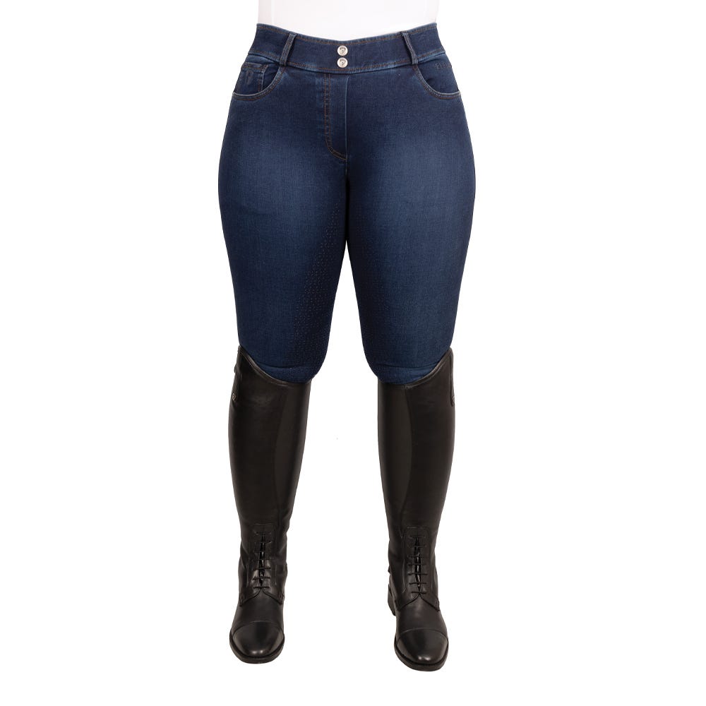 Hy Equestrian Elevate Style Denim Breeches - Nags Essentials