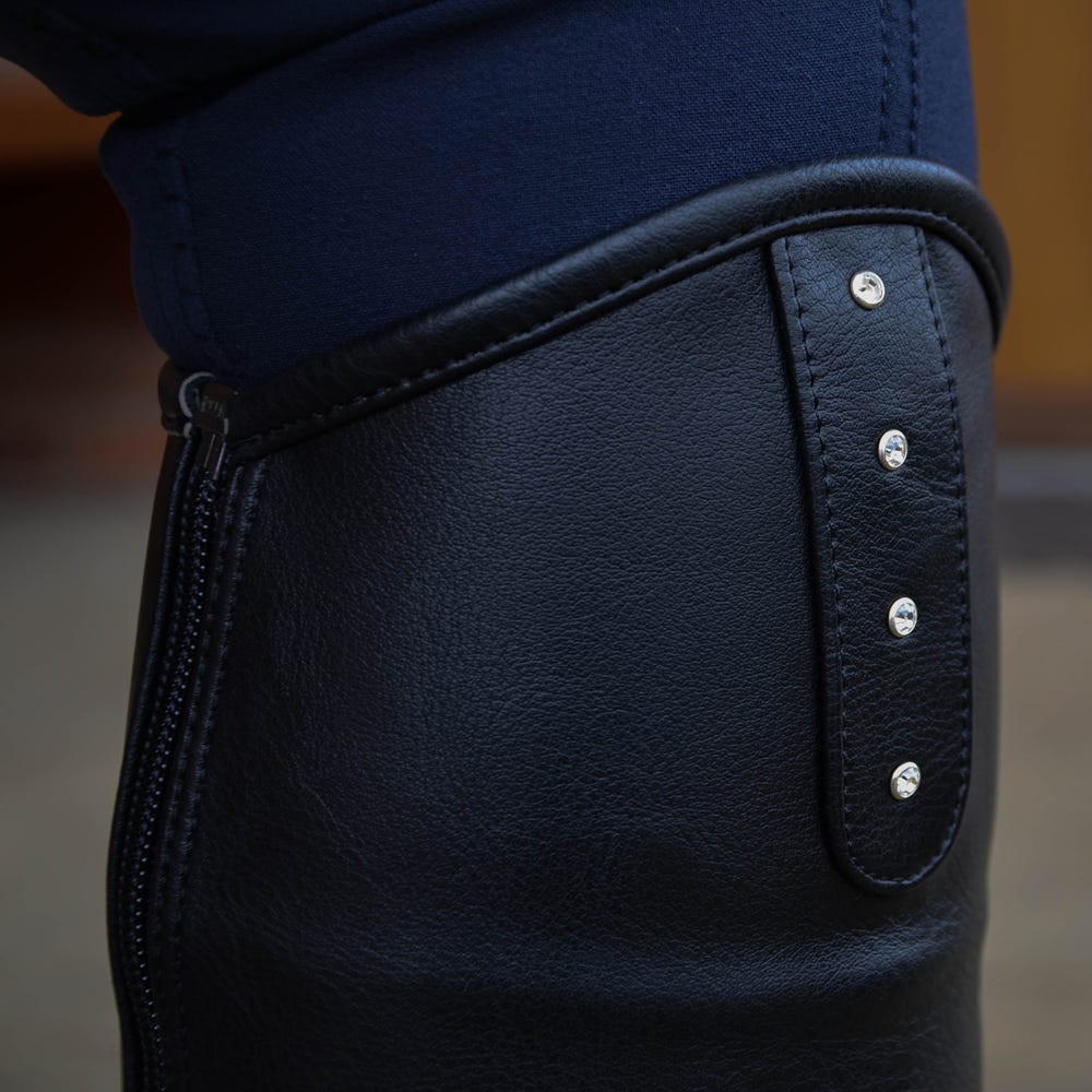 Hy Equestrian Faux Leather Diamante Gaiter - Nags Essentials