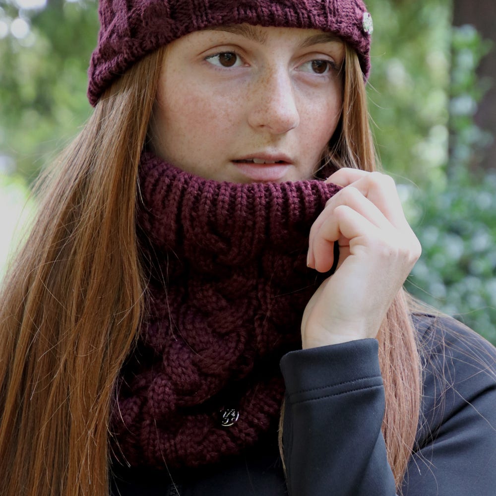 Hy Equestrian Meribel Cable Knit Snood - Nags Essentials