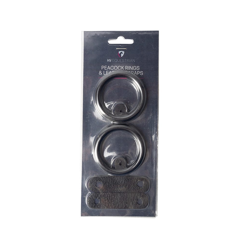 Hy Equestrian Peacock Rings & Leather Straps - Nags Essentials