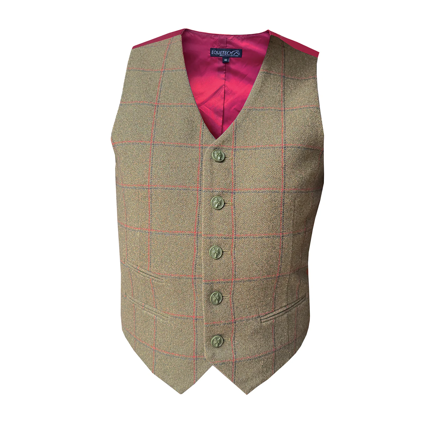 Mens Launton Tweed Classic Waistcoat