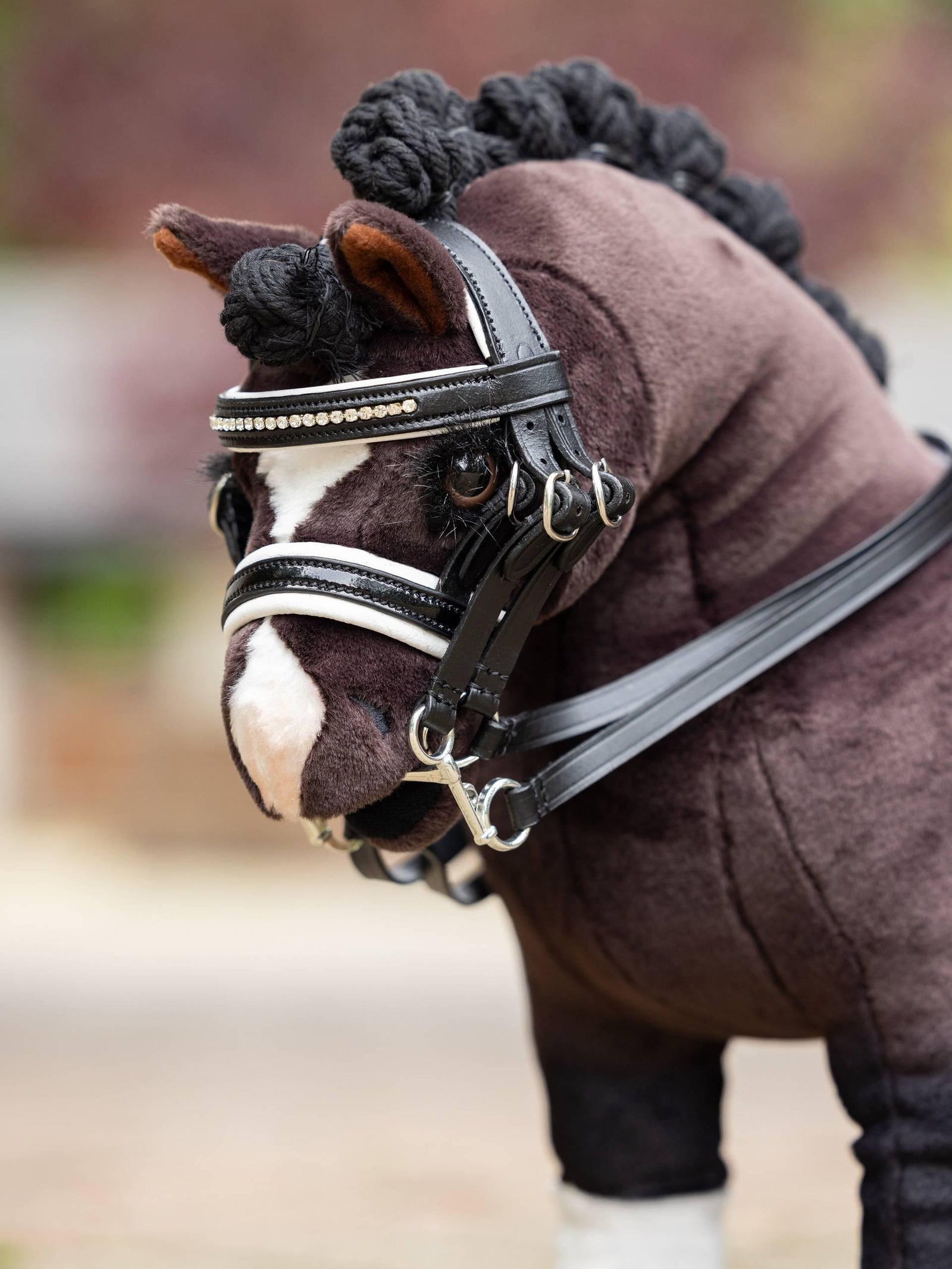 LeMieux Toy Pony Double Bridle -Black