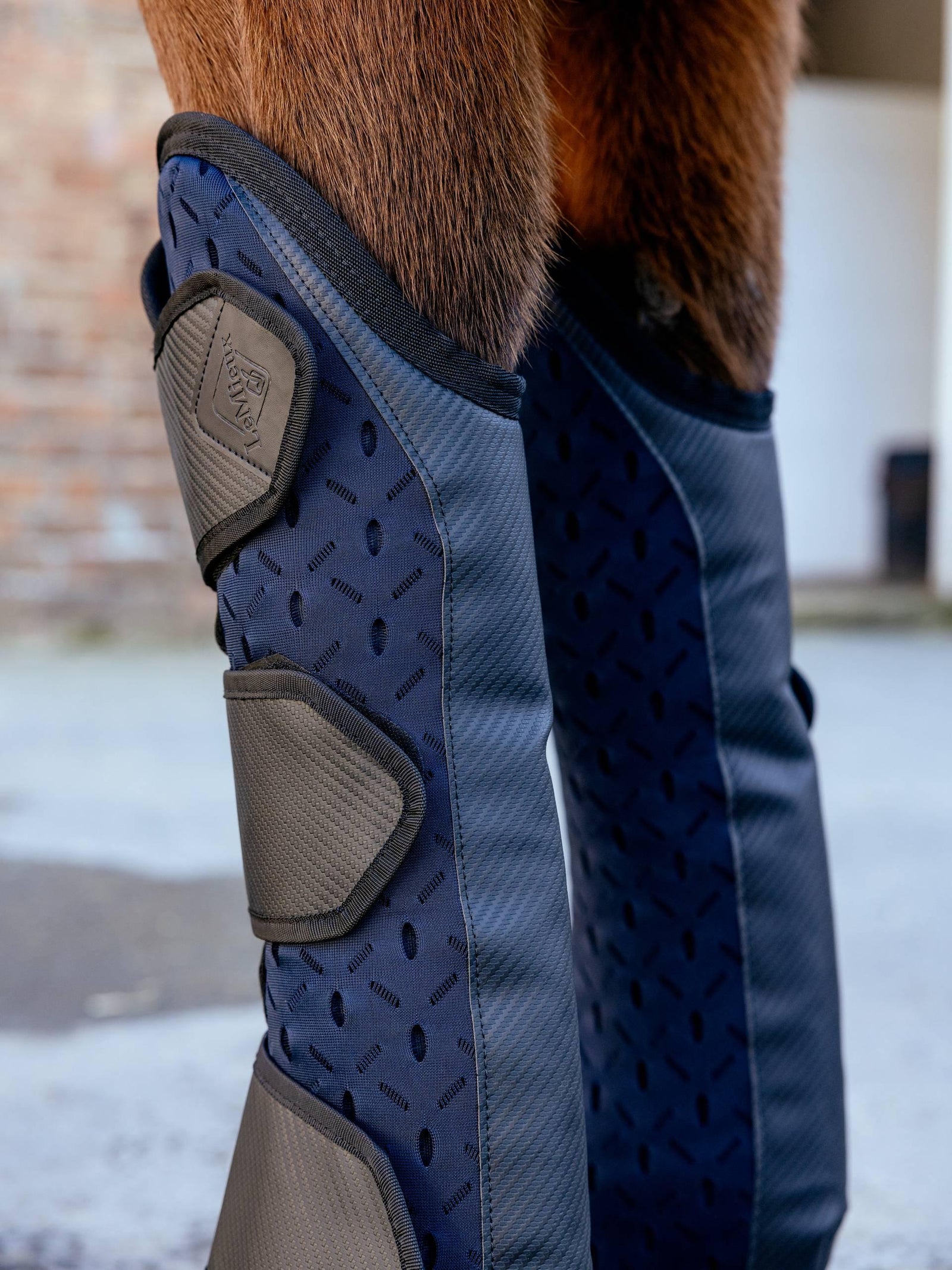 LeMieux Kudos 3D Mesh Travel Boots - Navy