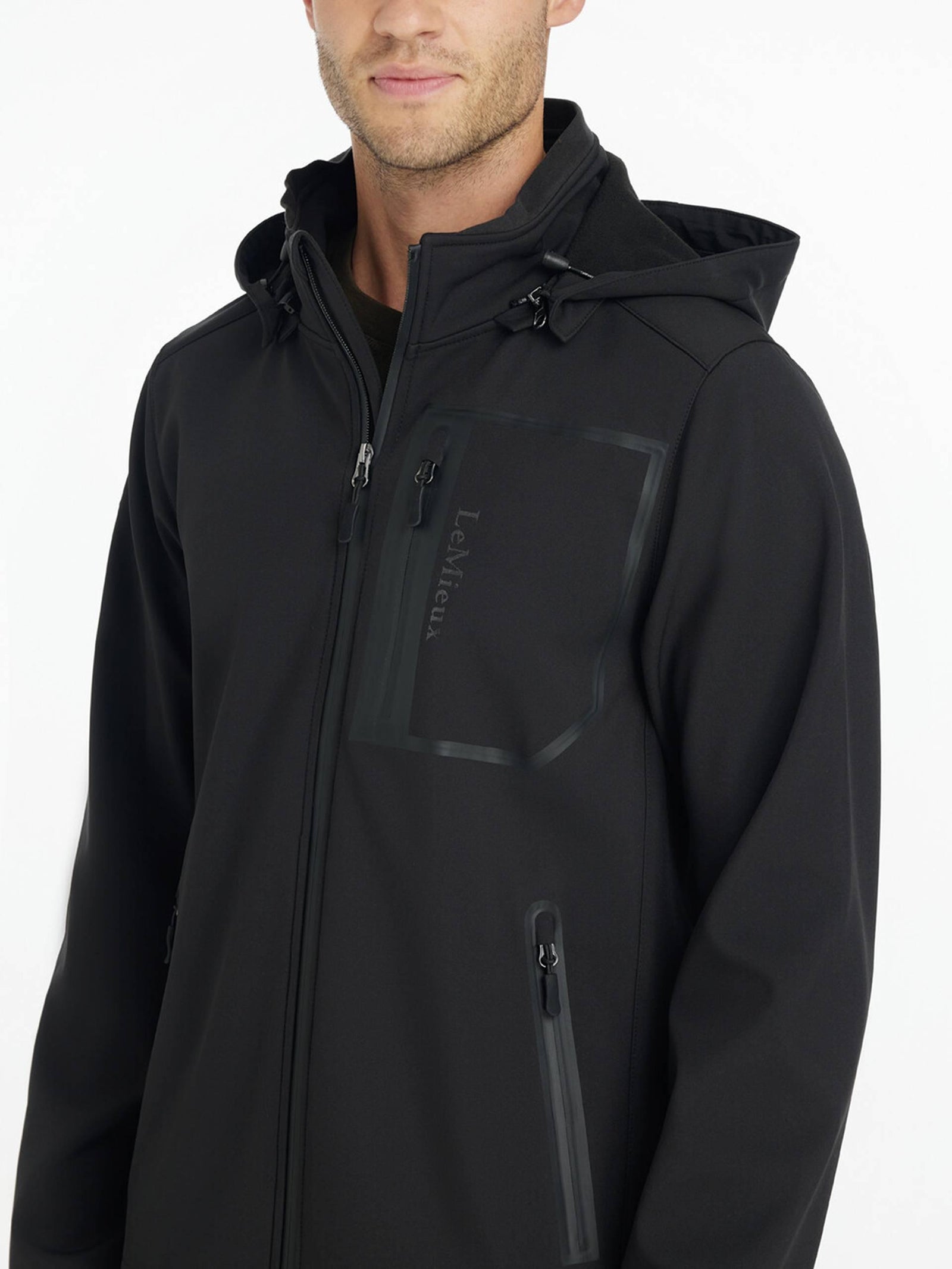 Lemieux Mens Softshell Jacket - Black