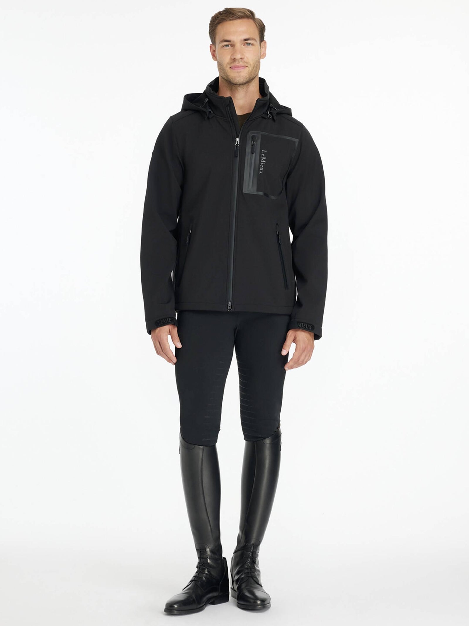 Lemieux Mens Softshell Jacket - Black