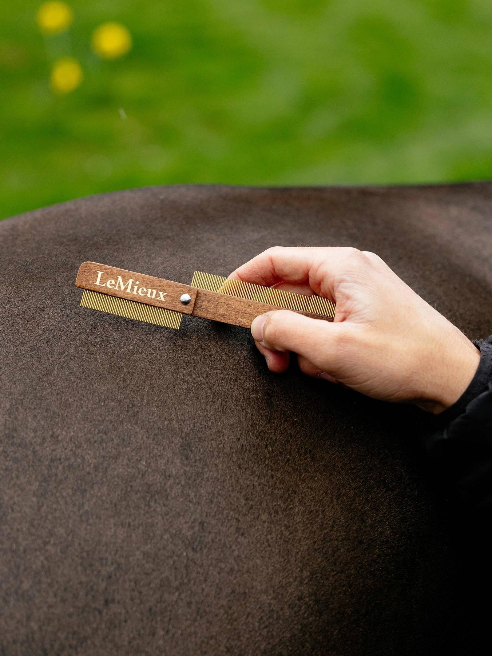 Lemieux Artisan Quarter Mark Comb Brown