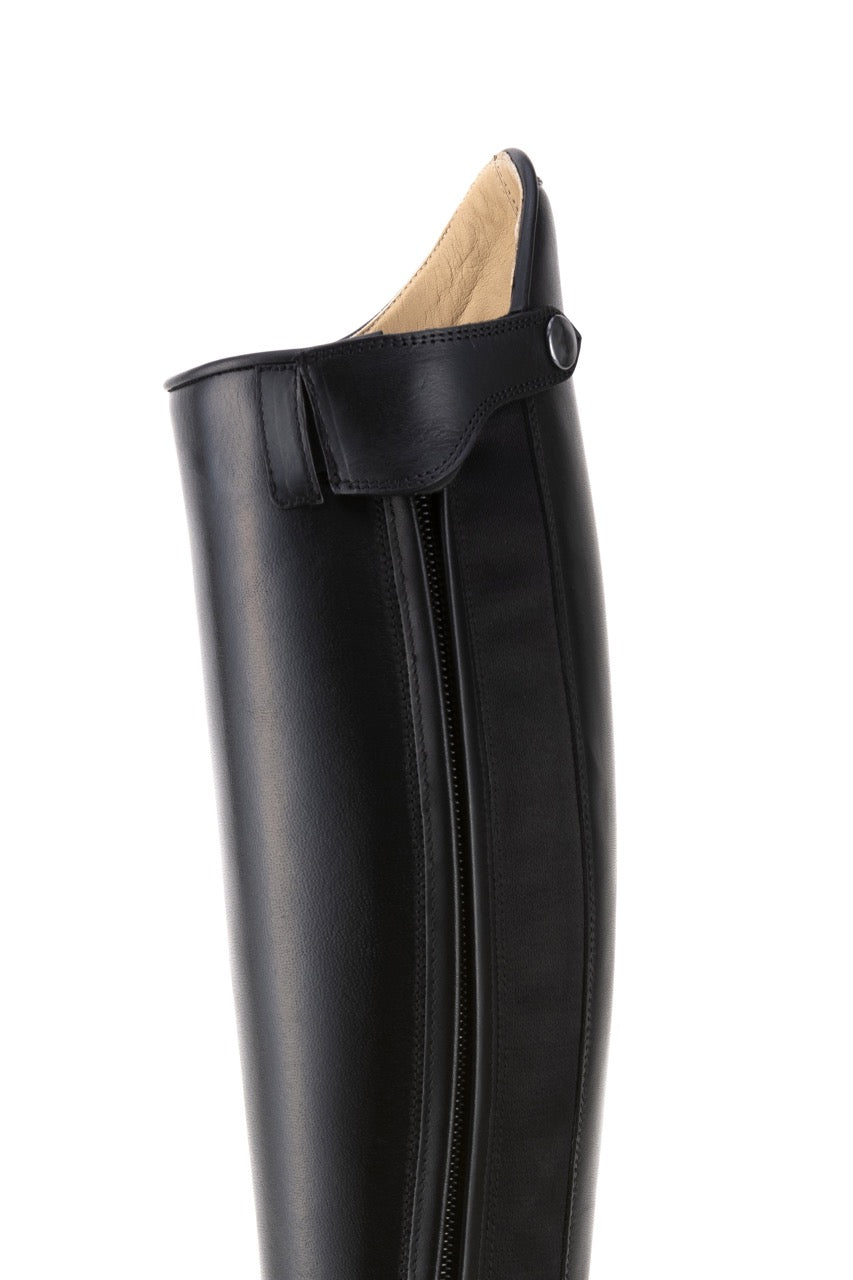 DeNiro Italo Black Smooth Leather Field Riding Boots - Tall (A)