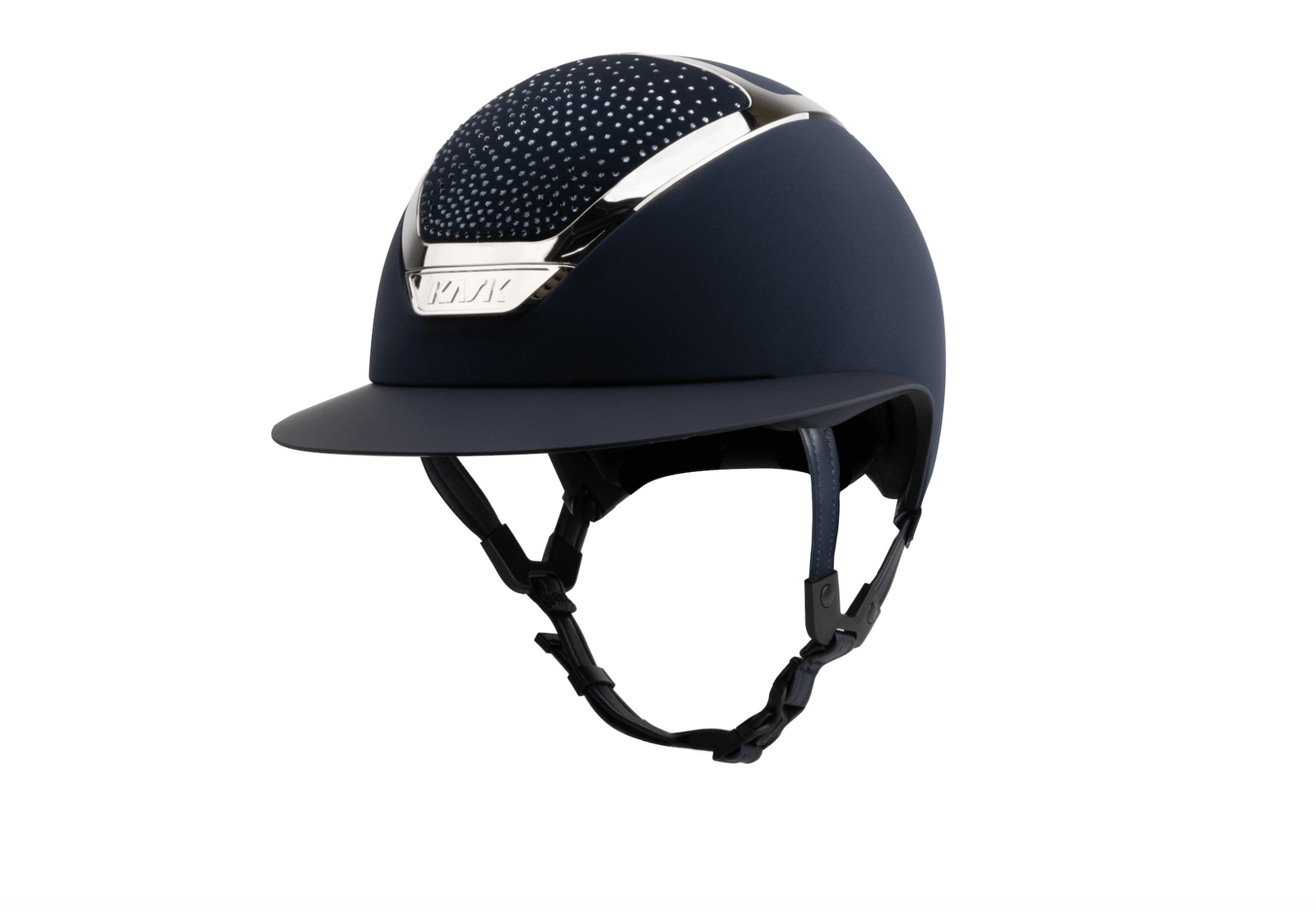 Kask Star Lady Swarovski Waterfence Chrome Riding Helmet - Nags Essentials