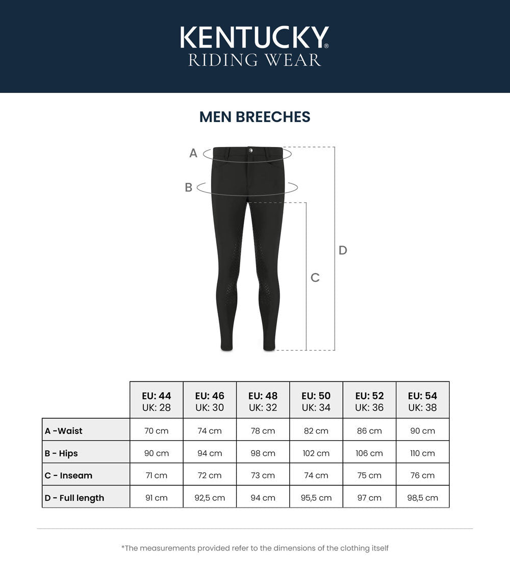 Kentucky Mexico Mens Breeches Knee Grip - Nags Essentials