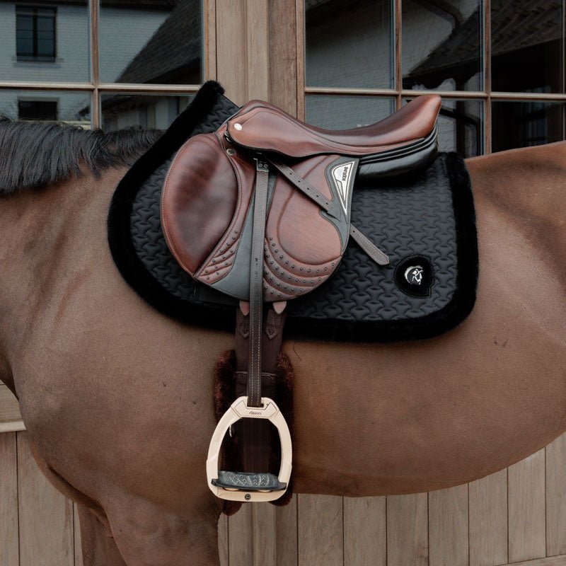 Kentucky Saddle Pad Fake Fur Plaited Quilt Jumping - Nags Essentials