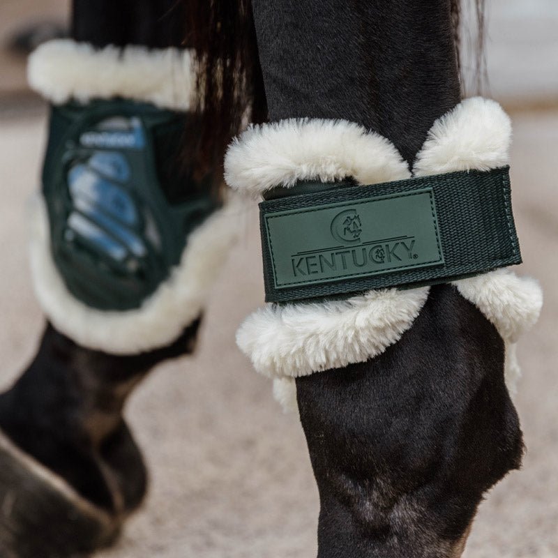 Kentucky Vegan Sheepskin Young Horse Fetlock Boots - Nags Essentials