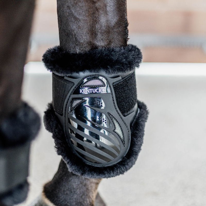 Kentucky Vegan Sheepskin Young Horse Fetlock Boots - Nags Essentials