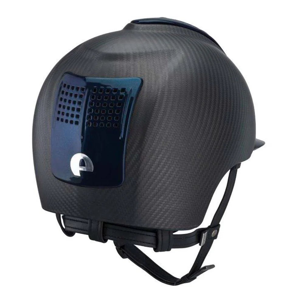 KEP Carbon E - Light Matt 2 Blue Metal Inserts Standard Peak - Nags Essentials