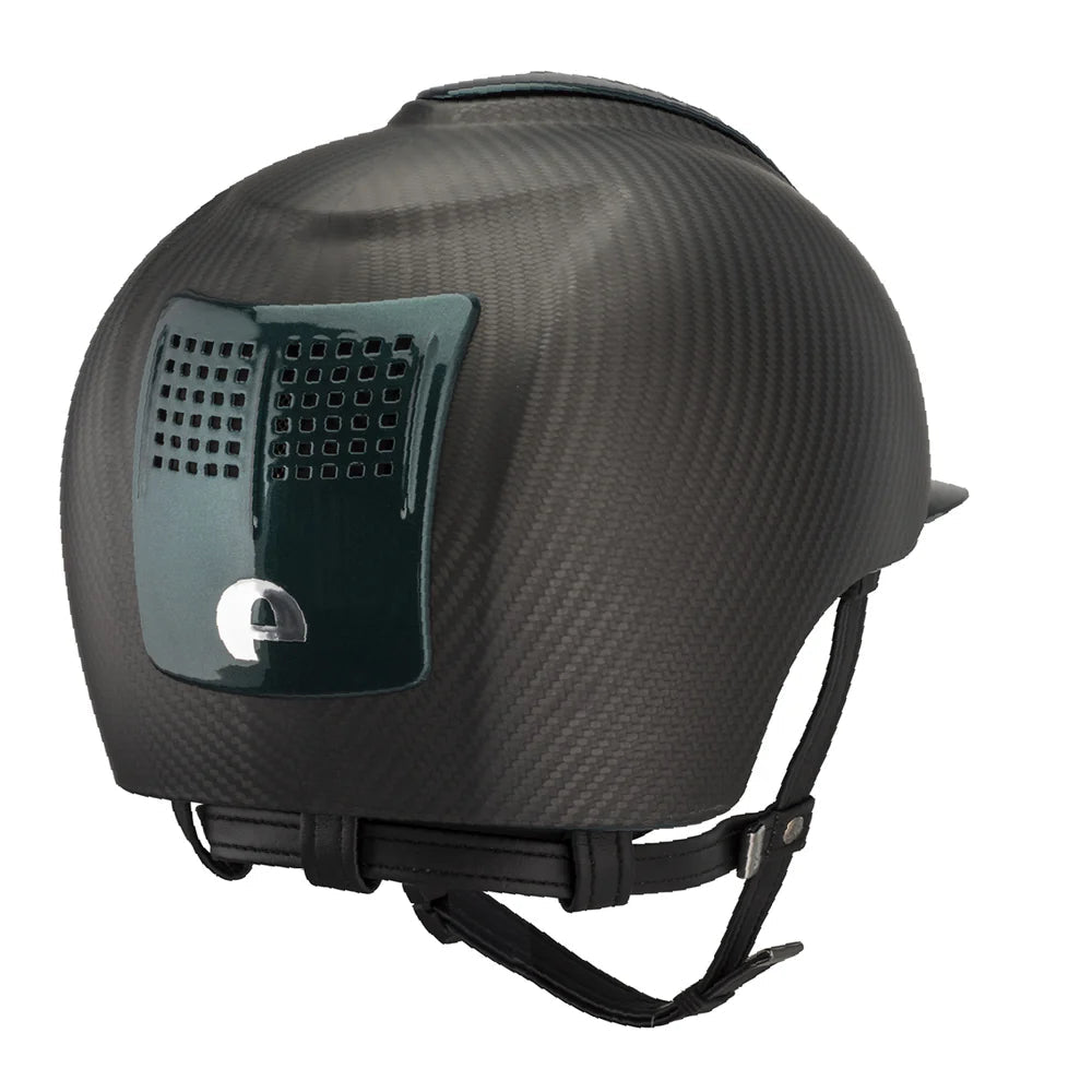 KEP Carbon E - Light Matt 3 Green Metal Inserts Standard Peak - Nags Essentials