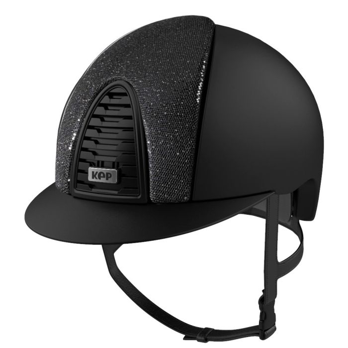 KEP Cromo 2.0 Glitter Matt Black Standard Peak - Nags Essentials
