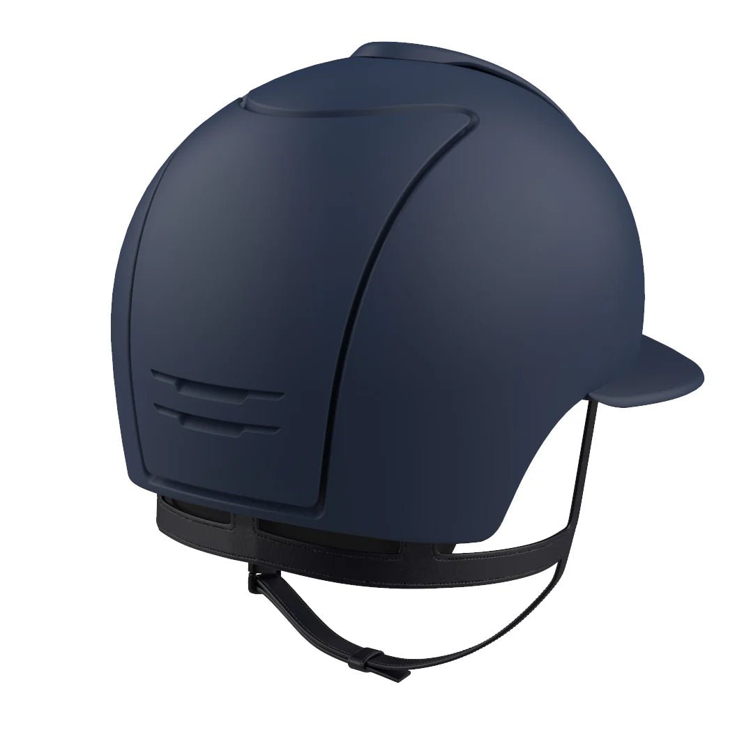 KEP Cromo 2.0 Matt Navy with Navy Harness Polo Peak - Nags Essentials