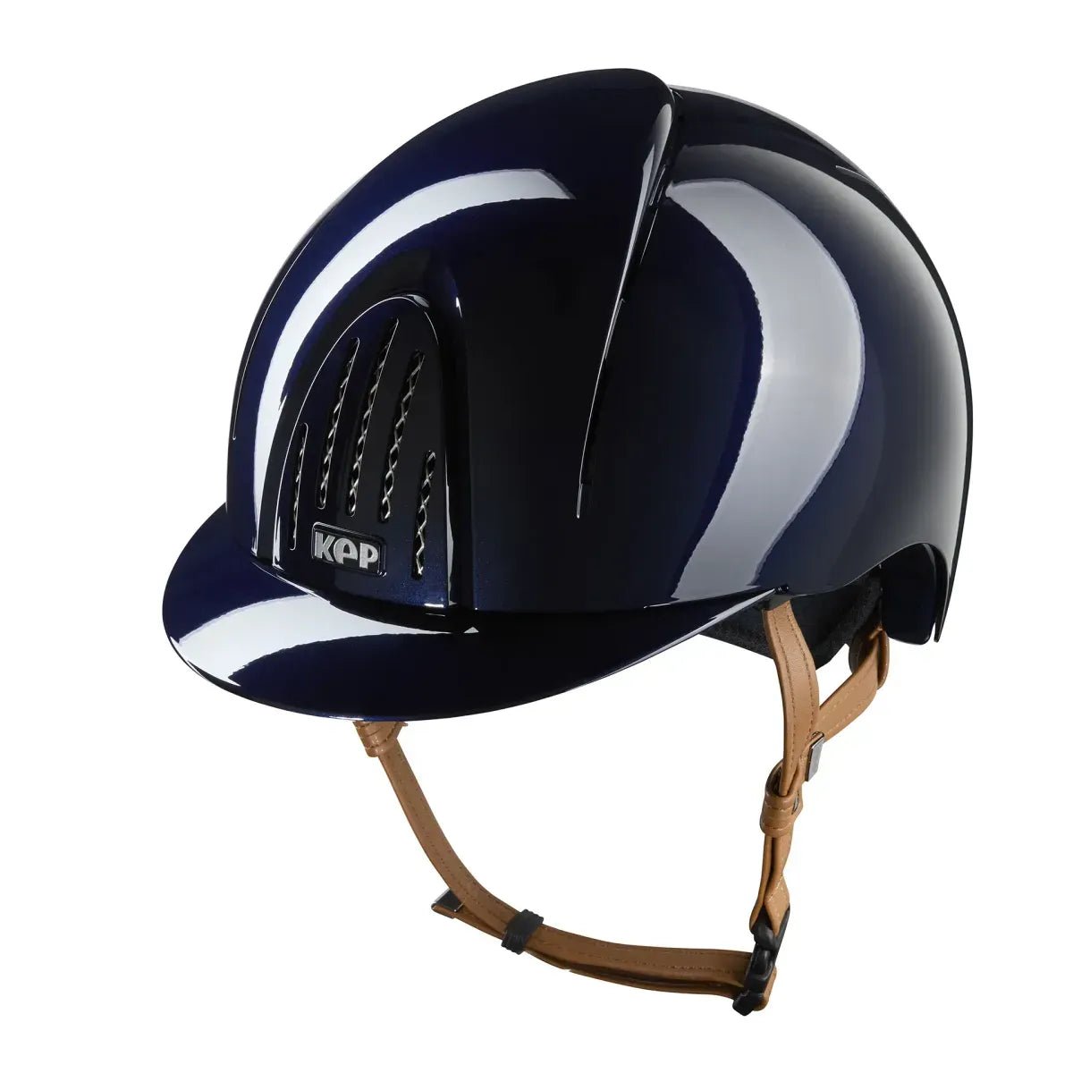 KEP Smart Nova Polish Blue with Tan Harness Standard Peak - Nags Essentials