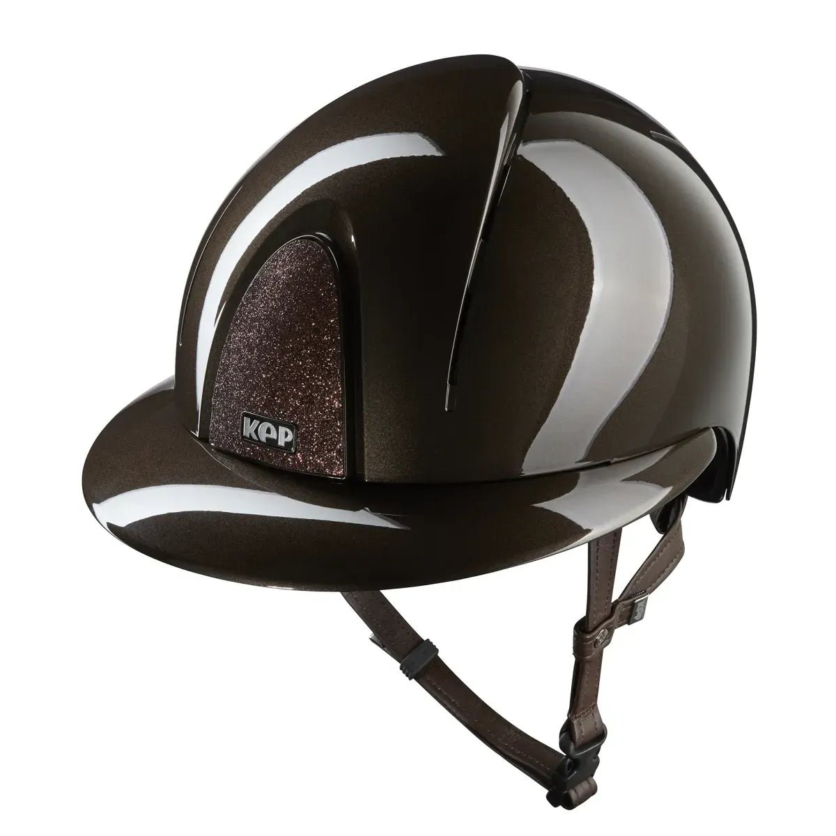 KEP Smart Nova Polish Brown with Brown Star Grill and Brown Harness Polo Peak - Nags Essentials