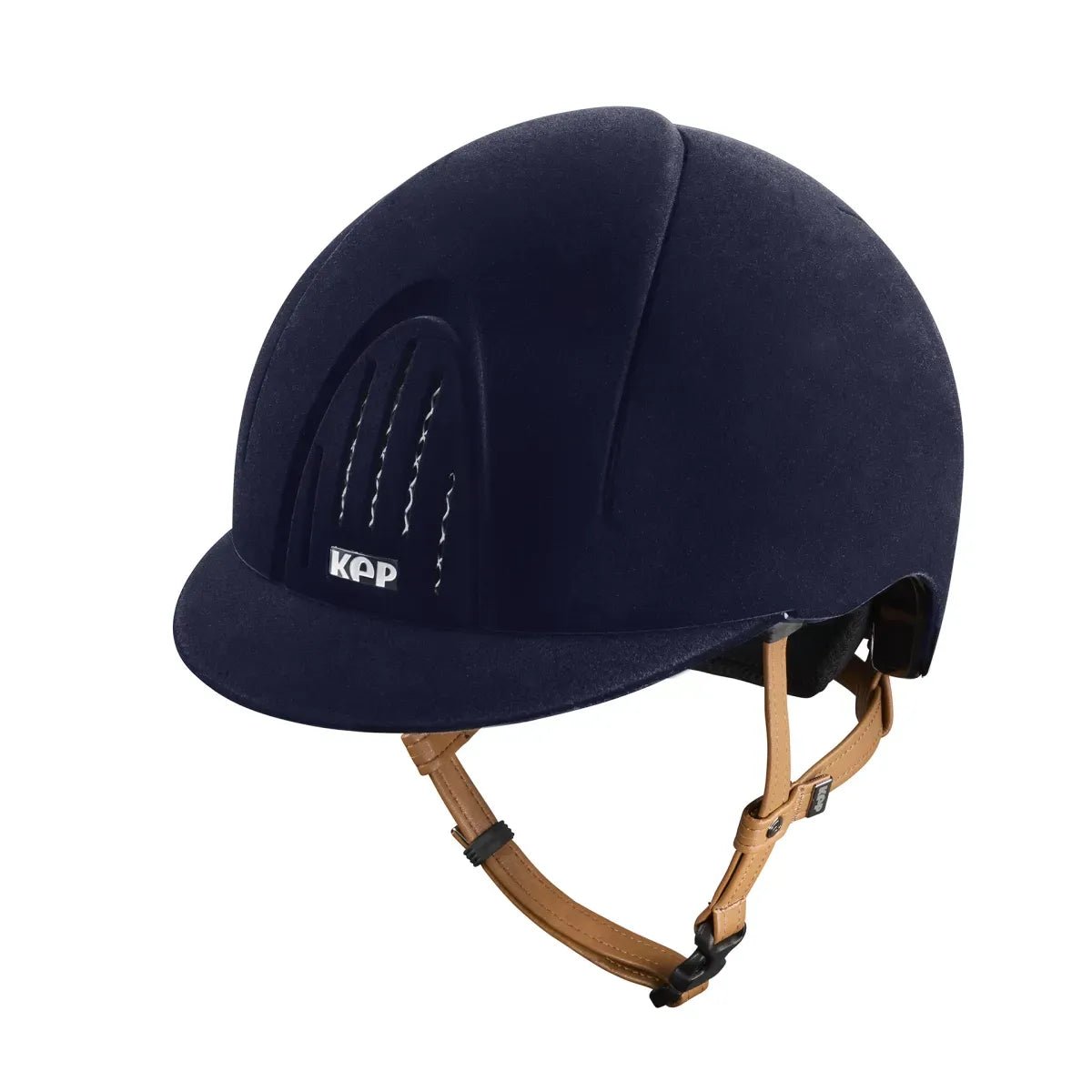 KEP Smart Nova Velvet Blue with Tan Harness Standard Peak - Nags Essentials