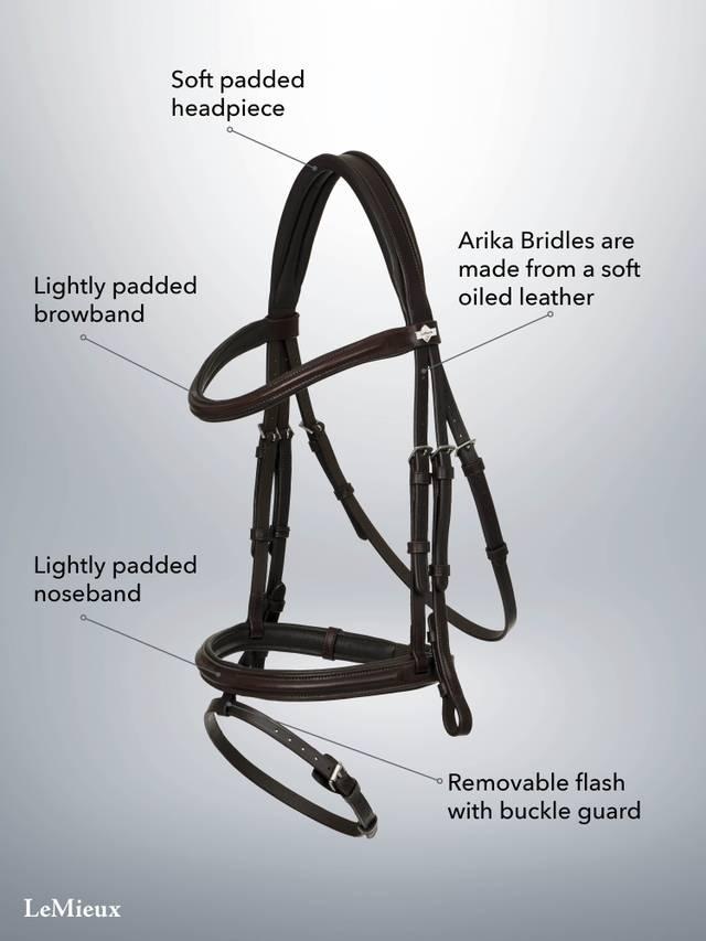 LeMieux Arika Flash Bridle - Nags Essentials