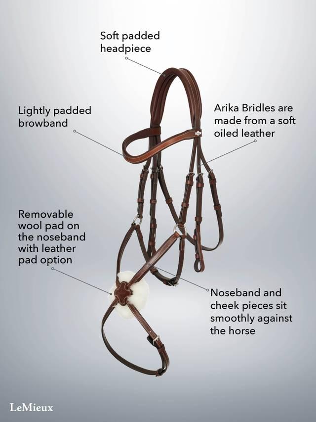 Lemieux Arika Grackle Bridle - Nags Essentials