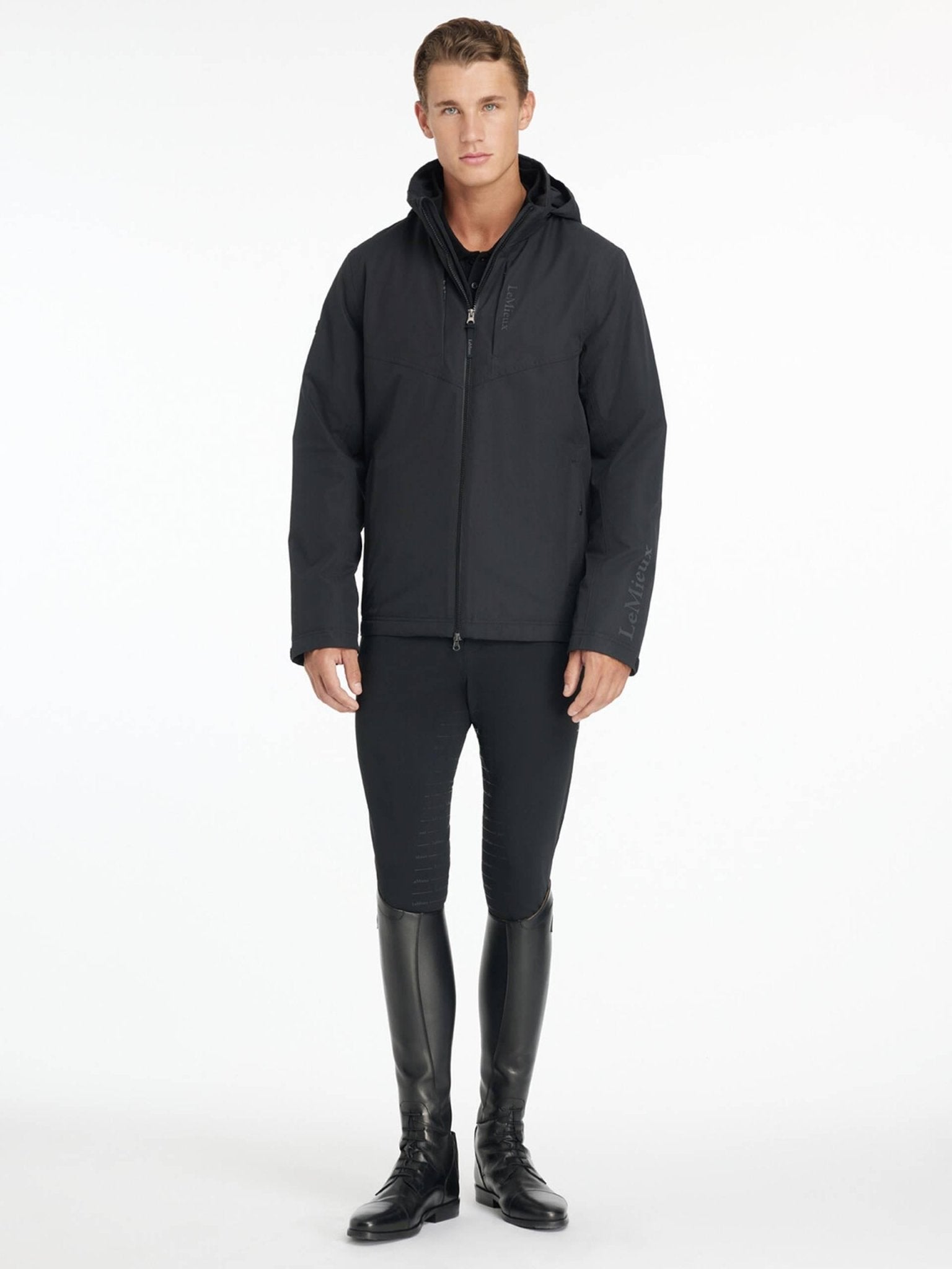 Lemieux Back Order Mens Waterproof Team Jacket - Black - Nags Essentials