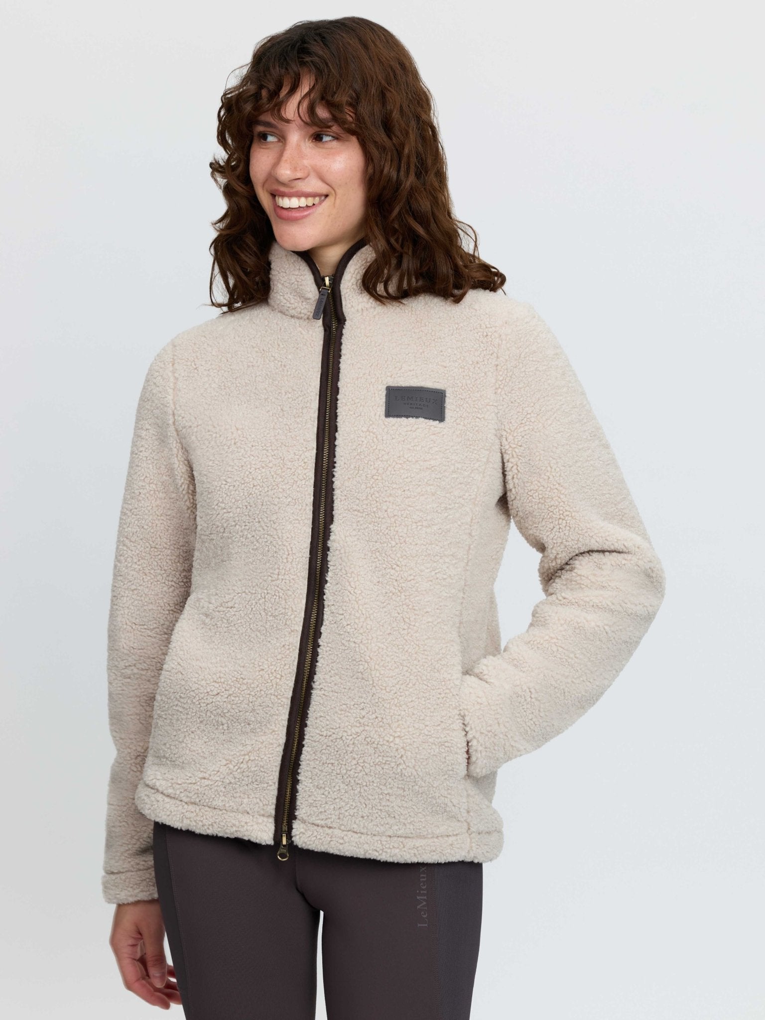 LeMieux Heritage Borg Zip Through Jacket Stone - Nags Essentials