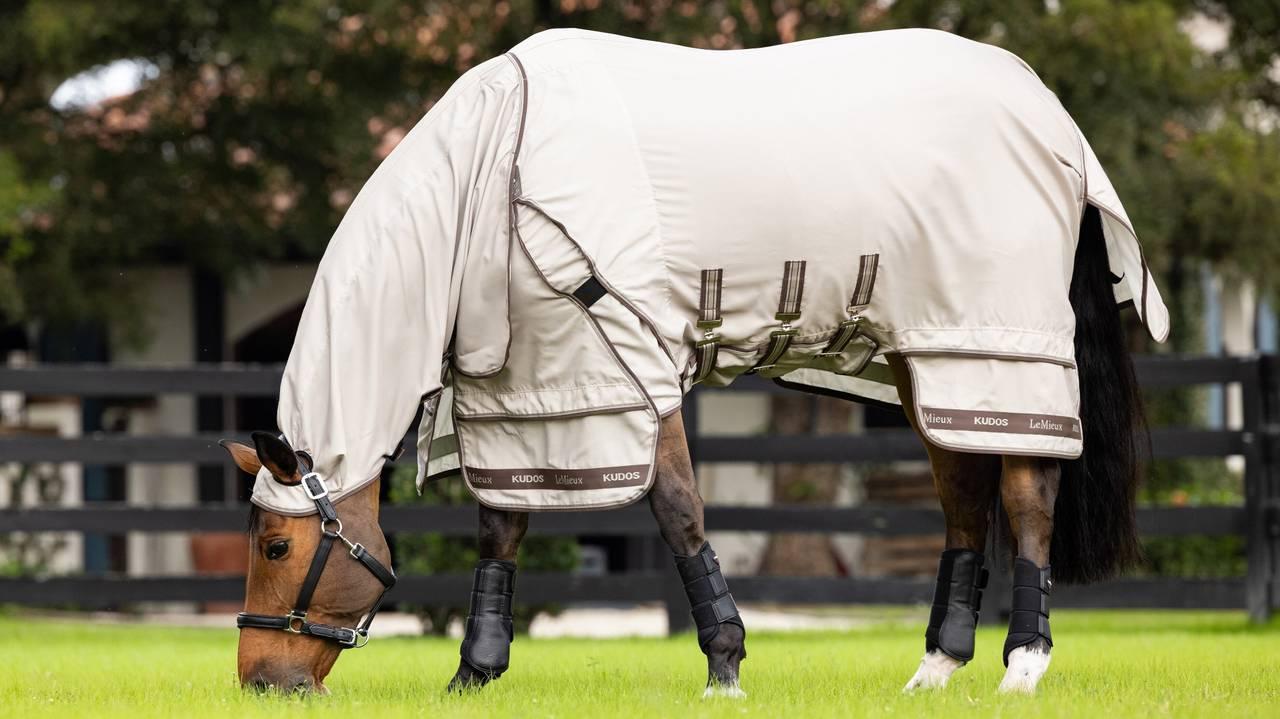 LeMieux Kudos Sweet Itch Rug - Stone - Nags Essentials